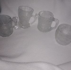 The Flintstones McDonald's Mug Set Rocky Road Mug Treemendous Mug Mammoth Mug